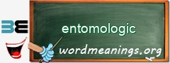 WordMeaning blackboard for entomologic